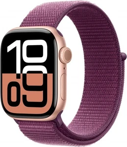 Apple Watch Series 10 42mm Rose Gold Al Plum Sport Loop GPS Excellent Condition - Picture 1 of 6