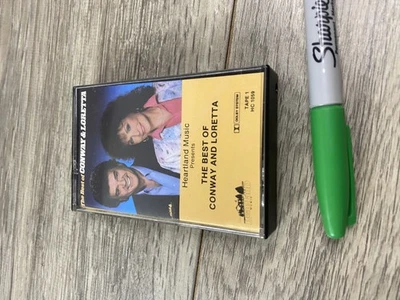 Vintage Cassette The Best of Conway & Loretta Heartland MCA Country Music 1987 - Image 1 of 4