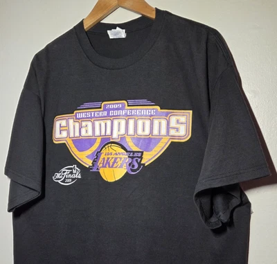 Vintage 2009 Los Angeles Lakers Champions Tee NBA Finals 90s Y2K USA Basketball - Image 1 of 4
