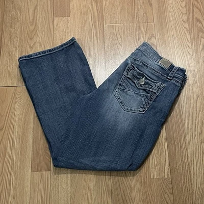 Daytrip Womens 33R (34x28) Virgo Bootcut Jeans Medium Blue Denim Western - Image 1 of 4