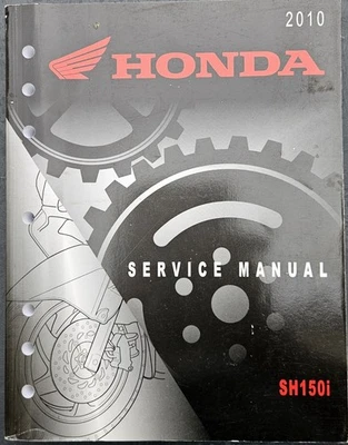 GENUINE HONDA SH 150i 2010 WORKSHOP MANUAL Paper workshop manual - Image 1 of 4
