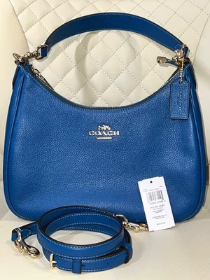 Coach Teri Hobo Shoulder/Crossbody Purse, Pacific Bright Mineral CV935 NEW! - Image 1 of 4