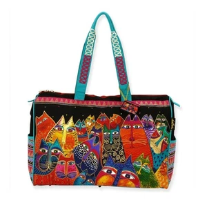 BOLSO DE VIAJE NUEVO CON ETIQUETAS LAUREL BURCH FANTASTICATS CREMALLERA SUPERIOR LB5231!!️ENVÍO GRATUITO EL MISMO DÍA - Imagen 1 de 11