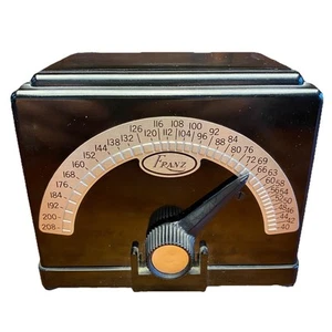 FRANZ Electric Metronome Black Bakelite LM-4 Vintage Tested Good Condition - Imagen 1 de 11