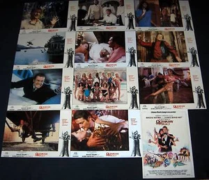 Octopussy ORIGINAL Spanish 1983 LOBBY CARD SET James Bond 007 Roger Moore - Imagen 1 de 1