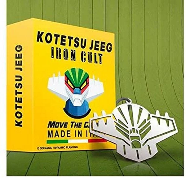 Iron Cult Kotetsu Jeeg - Ciondolo in Metallo Testa di Jeeg Robot Tagliato al ... - Immagine 1 di 1