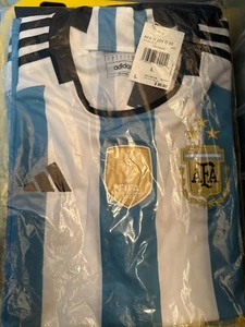 AUTHENTIC 100% NEW ADIDAS ARGENTINA WORLD CUP WINNERS HOME JERSEY | SIZE Large - Picture 1 of 11