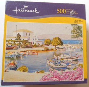 Hallmark 500 Pc Puzzle THE DOCKS 2004 - Picture 1 of 2