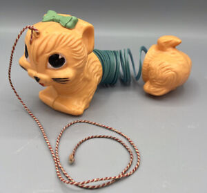 Vintage Mid Century Slinky Toy Cat