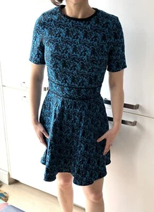 Warehouse Blue Mix Dress size 10 - Picture 1 of 6