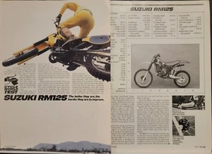 1983 Suzuki RM125 3p Test Article - Picture 1 of 1