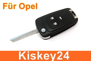3 botones Repuesto Llave Plegable Carcasa para Opel Astra J Insignia Corsa E Meriva B - Imagen 1 de 3