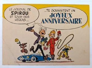 Franquin Carte du journal de Spirou 1954 ADS - Picture 1 of 2