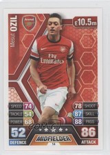 2013-14 Topps Match Attax English Premier League Mesut Ozil #14