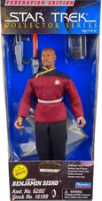 STAR TREK DEEP SPACE NINE CAPTAIN BENJAMIN SISKO 9" /ca. 23cm PLAYMATES FIGURE