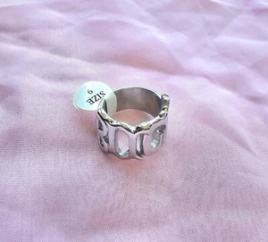 PERRA Acero Inoxidable Para Hombres Gótico Motociclista Calavera Cruz Anillo Regalo Grande Genial Hombres 4907 - Imagen 1 de 4