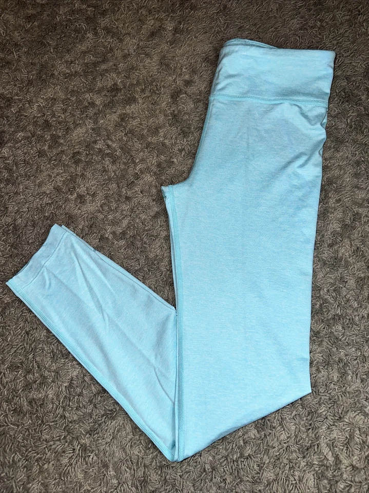 Nike Dri Fit Leggings Girls Big Kids High-Rise Training FD2847 Blue Size Large