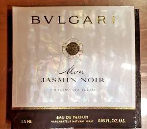 Bvlgari Mon Jasmin Noir EAU DE PARFUM Spray Sample    ITALY   RARE    FREE GIFT - Picture 1 of 23