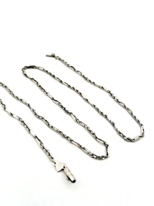 14K White Gold Beverly Hills Gold Necklace 5.8g Fine Jewelry 18" Rope & Links - Picture 1 of 9