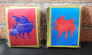 Lot Of 2 Packs Of 65 Pokemon TCG Zacian & Zamazenta Deck Sleeves - Picture 1 of 2