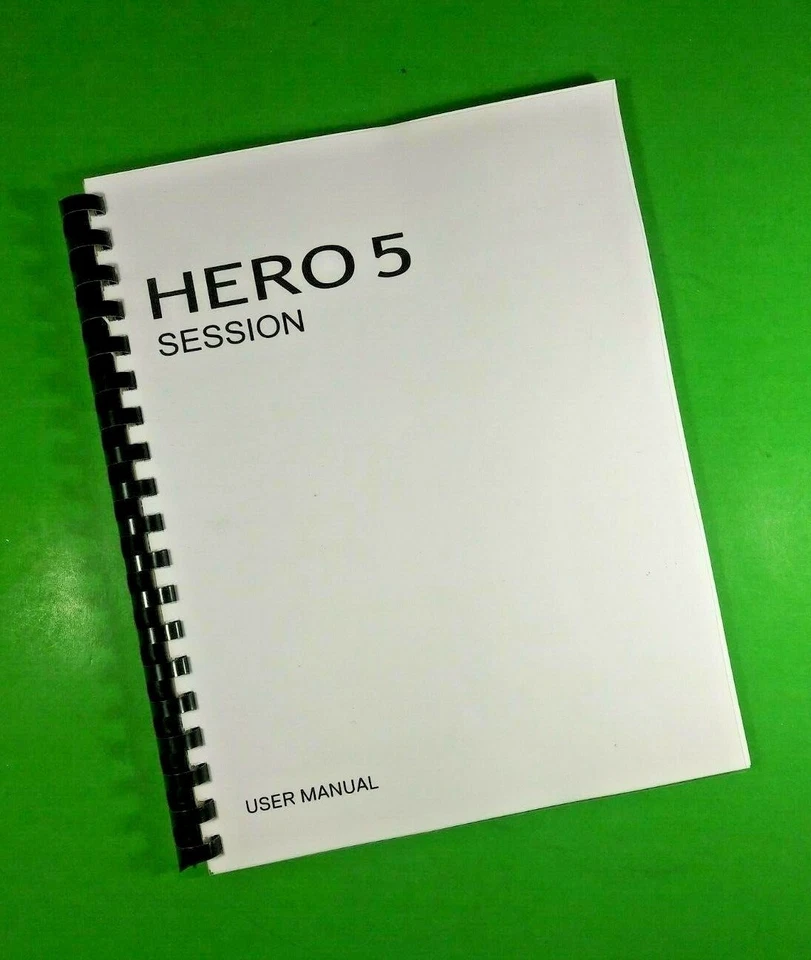 Owners Manual for GoPro Hero 5 Session Camera 73 Pages W/Clear Covers! - Image 1 of 1