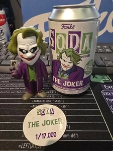 The Joker Heath Ledger DC Comics 2020 Funko Soda Can Vinyl Figure Common - Picture 1 of 2