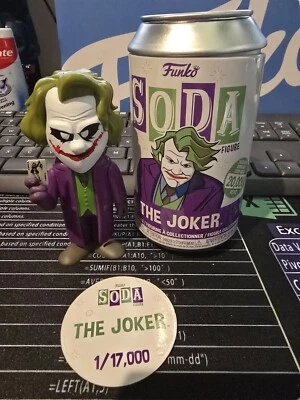 Figura de vinilo común The Joker Heath Ledger DC Comics 2020 Funko lata de refresco Foto 1 de 2