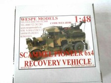 SCAMMELL PIONEER 6x4 RECOVERY VEHICLE Wespe Models 1:48 SCALE - resin kit 48106