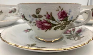 Vintage ROYAL ROSE China Japan 50 pc purchase by each cup, saucer, plate,bowl - Picture 1 of 33