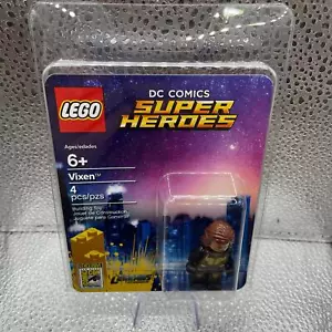 Vixen Lego DC Super Heroes Minifigure 4 Pieces Exclusive 2017 Comic Con BRAND NE - Foto 1 di 9