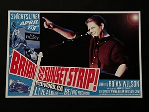 Póster de concierto original de Brian Wilson at the Roxy on Sunset Blvd Hollywood - Imagen 1 de 17