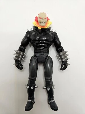 "Figura de acción de colección 1995 Toy Biz Marvel Ghost Rider Johnny Blaze 5,5"" cabeza brillante" Foto 1 de 4