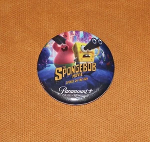 SDCC 2022 PARAMOUNT+ THE SPONGE BOB MOVIE SPONGE ON THE RUN BUTTON - Picture 1 of 1