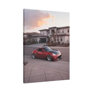 Nissan 370z High Resolution Museum Quality Vertical Car Canvas Print #009 - Picture 1 of 10