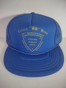 Vtg Little "88" Burr - Enduro Riders Assn. Cap - Trucker Hat  - 150 Miles - Picture 1 of 10