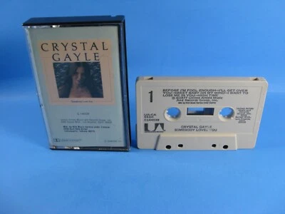 Crystal Gayle Somebody Loves You Audio Cassette Tape 1977 UA-CA 543H 1977 Foto 1 de 4