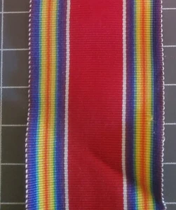 WWII US VICTORY MEDAL RIBBON 15cm - Picture 1 of 1