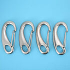4X 70mm Heavy Duty Snap Rope Hook Carabiner SSteel Spring Snap Clip for Clim
