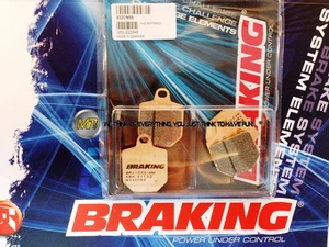FöR HONDA-HM CRM F 500 X 2011 11 pastillas de freno pastillas de freno DELANTERAS SINTER BRAKING - Imagen 1 de 1