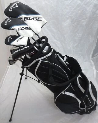 2025 Mens TALL Callaway Golf Set Driver Wood Hybrid Irons Odyssey Putter Bag Reg
