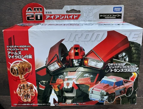 Takara Tomy Transformer Animated Prime AM20 IRONHIDE Arm Micron Japan Limited Cover