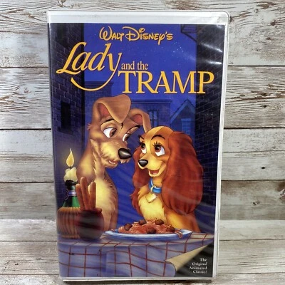 Lady And The Tramp Black Diamond The Classics Vintage VHS Original Case Rare - Image 1 of 4