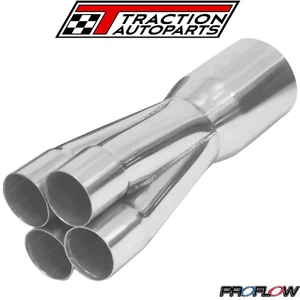 Exhaust Collector, 304 Stainless Slip On 12in. x 1-3/4in Primary To 3-1/2in - Picture 1 of 3