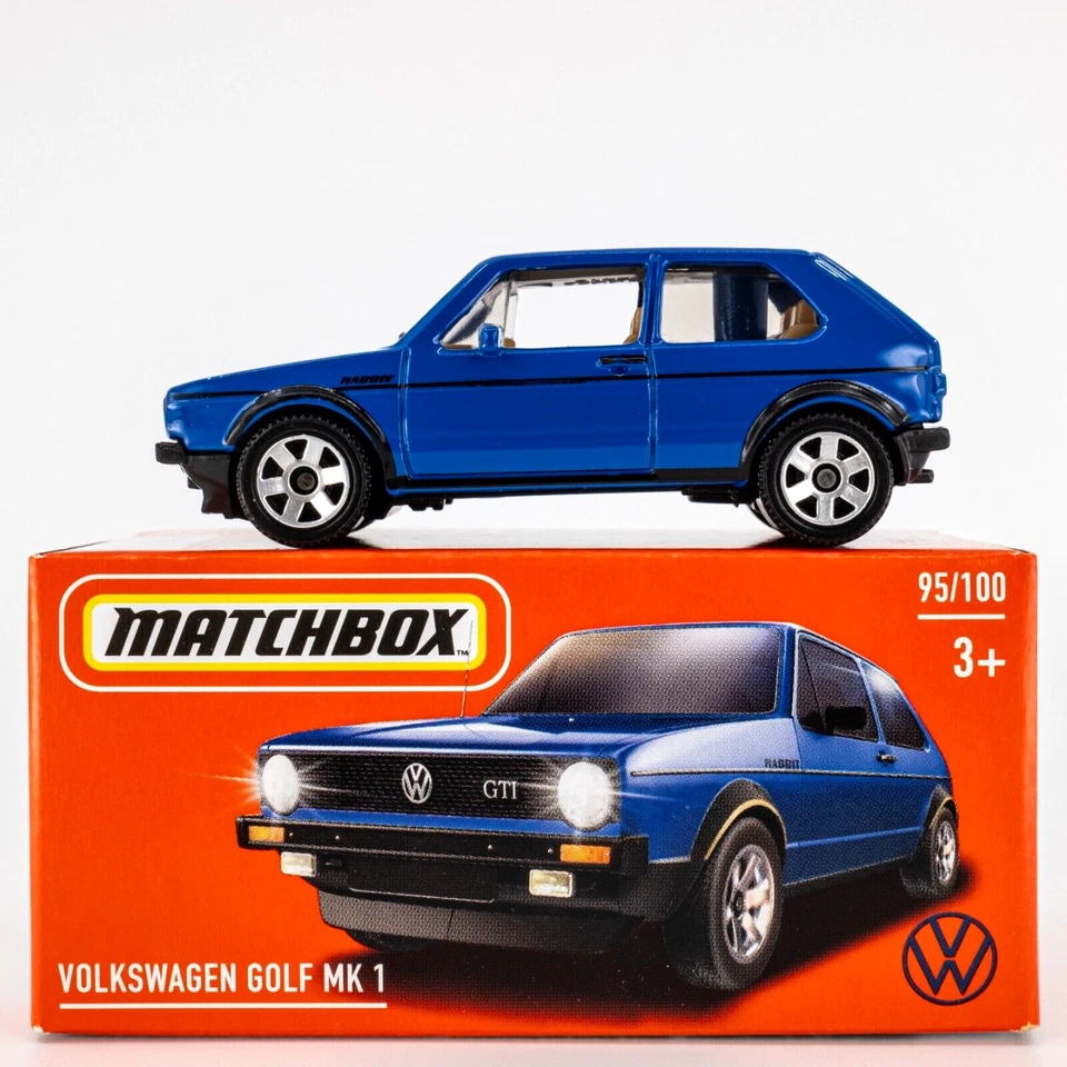 2024 Matchbox Power Grabs #95 1976 Volkswagen Golf MK1 AZUL PROFUNDO | FSB - Imagem 1 de 1