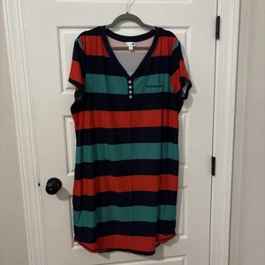 Lularoe Kymbrie Nightshirt Dress - XL - Item880 - Picture 1 of 4