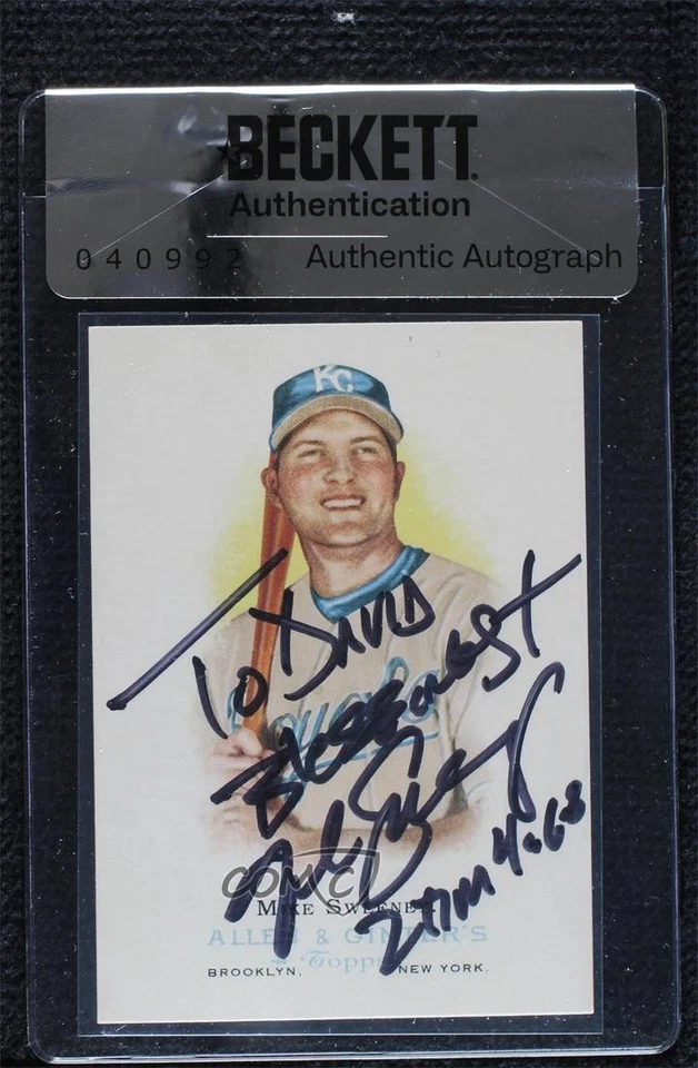 BAS 2007 Topps Allen & Ginter's Joe Crede #234 Sello de Autenticidad Automático Foto 1 de 2