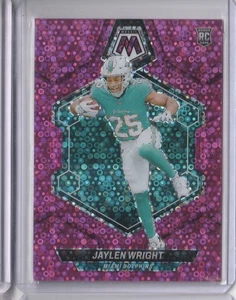 Jaylen Wright Mosaic Pink Disco /20 Dolphins - Picture 1 of 2