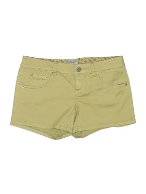 Pantalones cortos Guess para mujer amarillo caqui 28W Foto 1 de 2