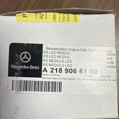 OEM Mercedes Benz CLS GLE A2189066100 LED Faro Inserto IZQUIERDO 1305715306 Nuevo. Foto 1 de 4