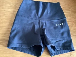 WOMENS LSKD CHARCOAL GYM COMPRESSION SHORTS SIZE XS - Bild 1 von 3